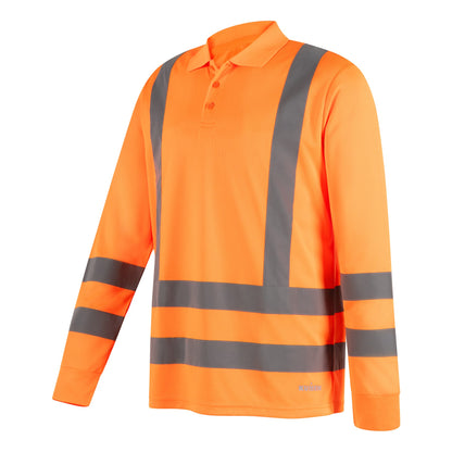 POLERA COOLDRY 360° HI-VIS MANGA LARGA NARANJA