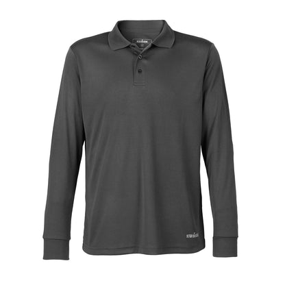 POLERA COOLDRY PIQUE M/L GRIS KUMEN