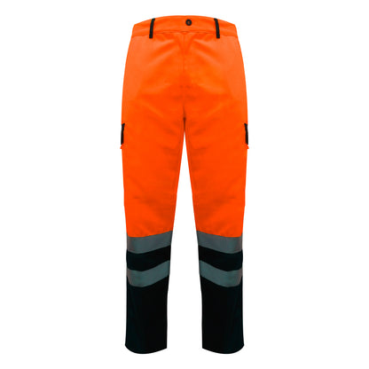 PANTALÓN ALTA VISIBILIDAD CARGO GABARDINA NARANJO