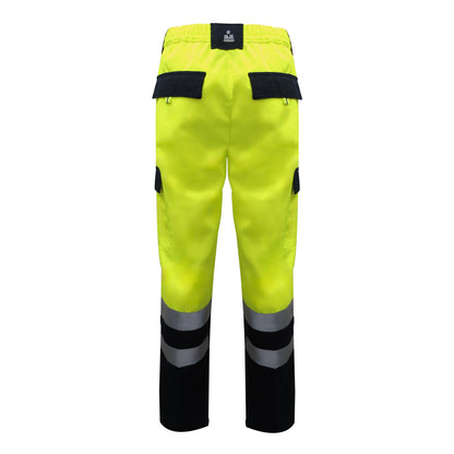 PANTALÓN ALTA VISIBILIDAD CARGO GABARDINA AMARILLO