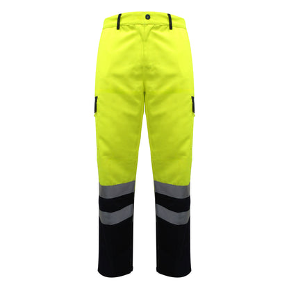 PANTALÓN ALTA VISIBILIDAD CARGO GABARDINA AMARILLO